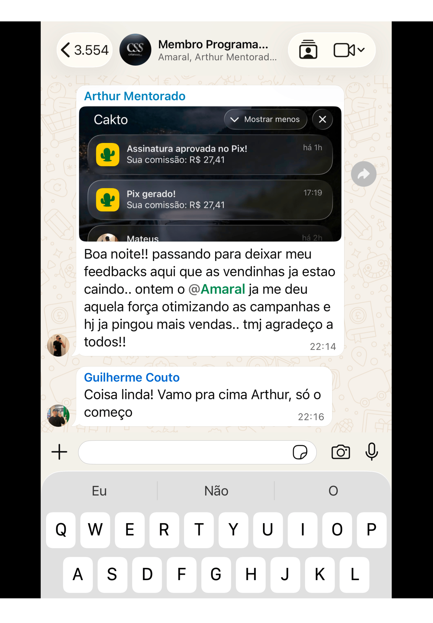 Depoimento de aluno do Método P24 3